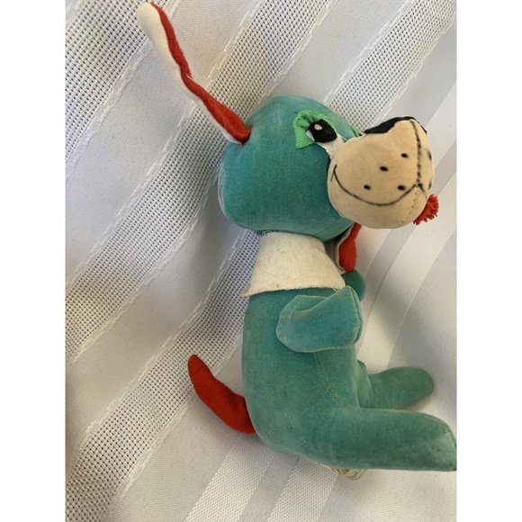 ⭐️Russ Berrie 1972 ⭐️Blue Hound Dog Velvet Plush Stuffed Animal  Vtg Rare!! - Picture 8 of 9